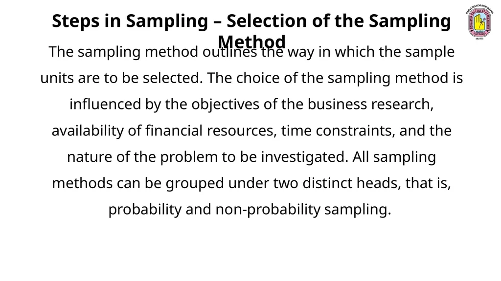 Business Research Methods . Unit – 1 Introduction - slide 113 of 184