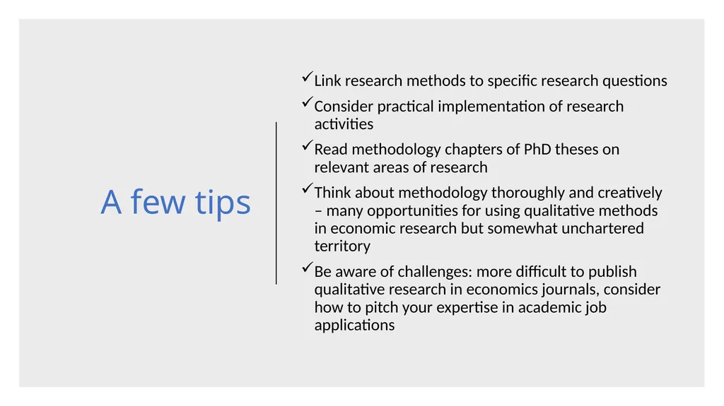 AHE Research Methods Workshop 17th January 2020 Dr - slide 23 of 24