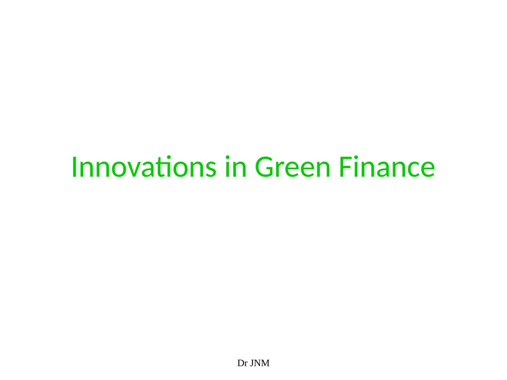 Innovative Financial Solutions and Green Financing - slide 19 of 22