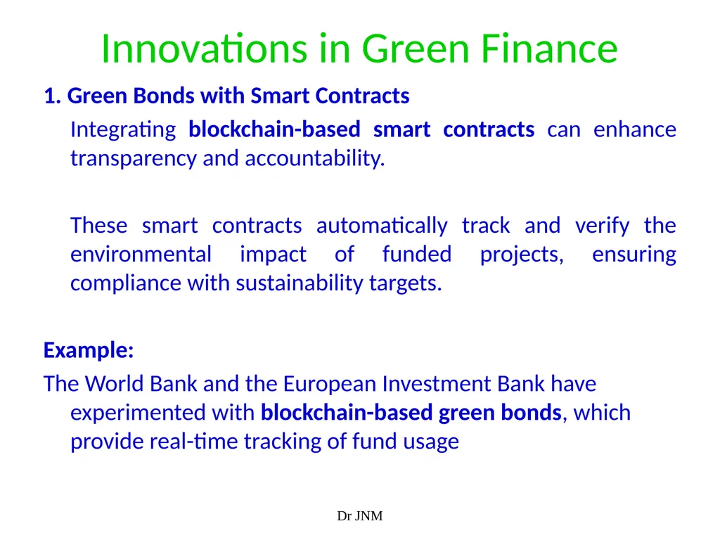 Innovative Financial Solutions and Green Financing - slide 20 of 22