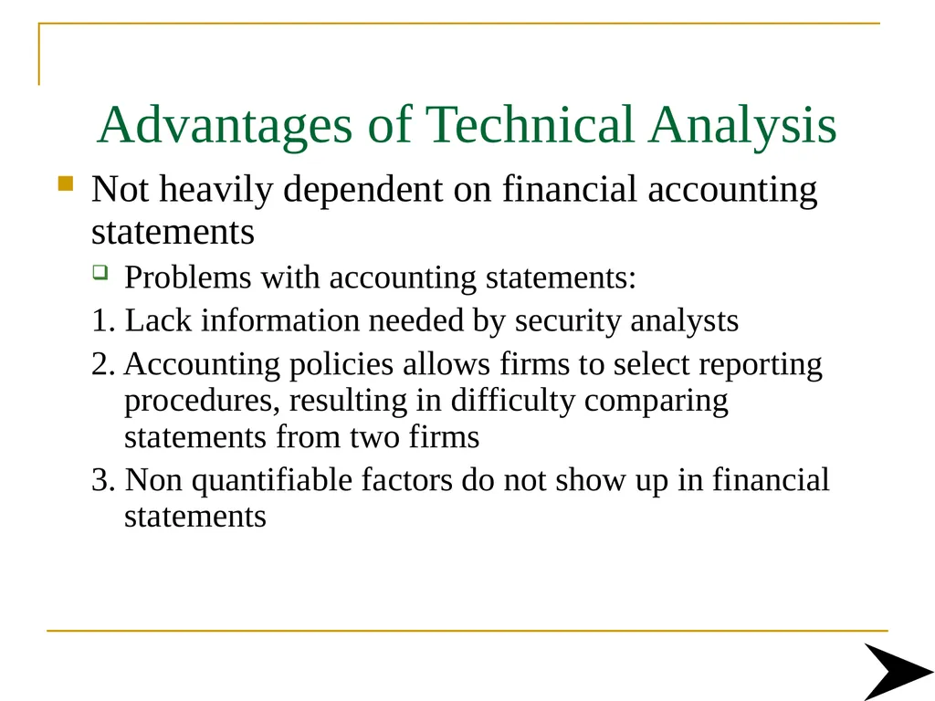 CHAPTER FIVE SECURITY ANALYSIS Introduction - slide 57 of 62