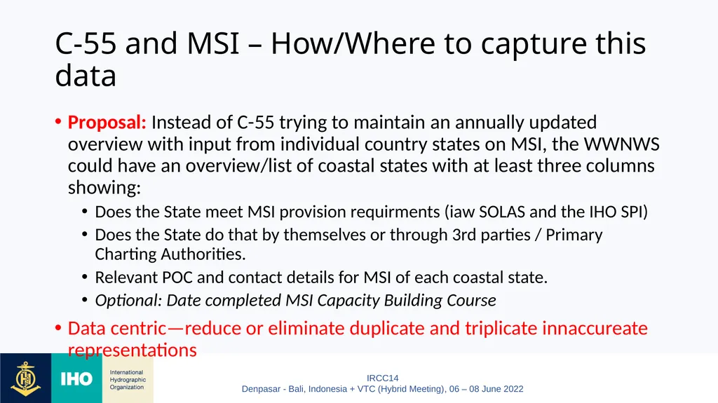 Agenda Item 7 World-Wide Navigational Warning - slide 21 of 22