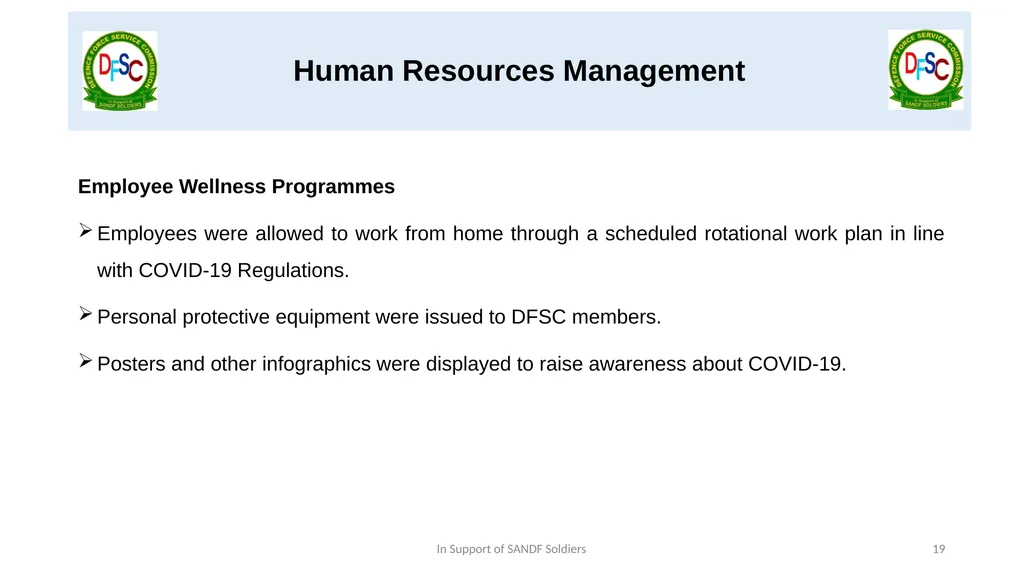 Defence Force Service Commission Presentation by - slide 19 of 28