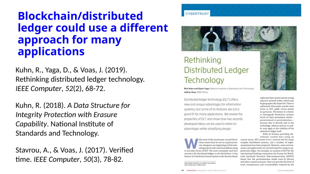 Blockmatrix Data Structure and Hyperledger - slide 3 of 33