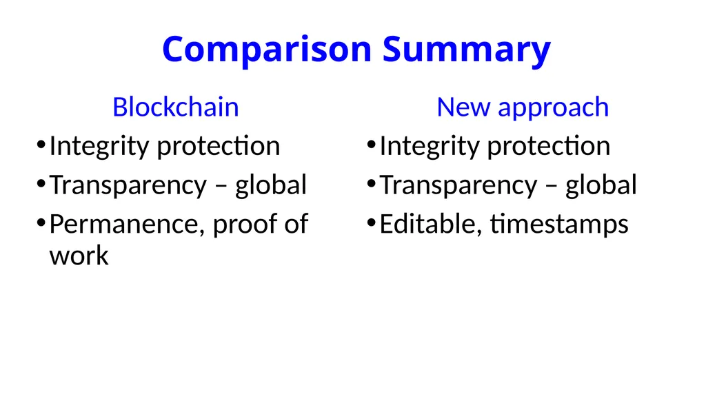 Blockmatrix Data Structure and Hyperledger - slide 19 of 33