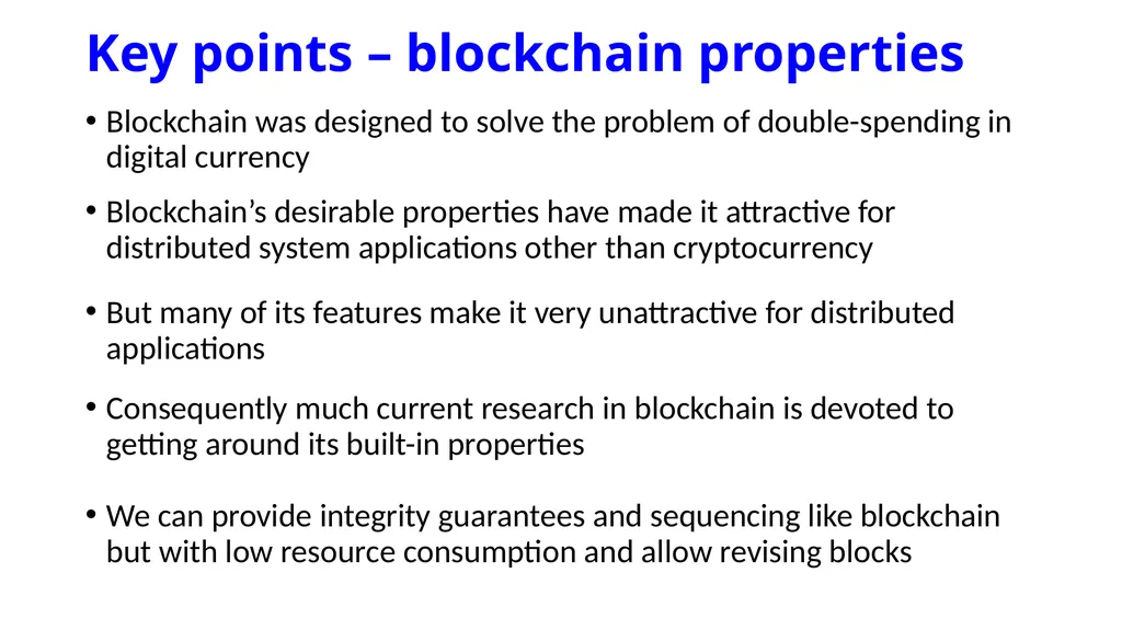 Blockmatrix Data Structure and Hyperledger - slide 9 of 33