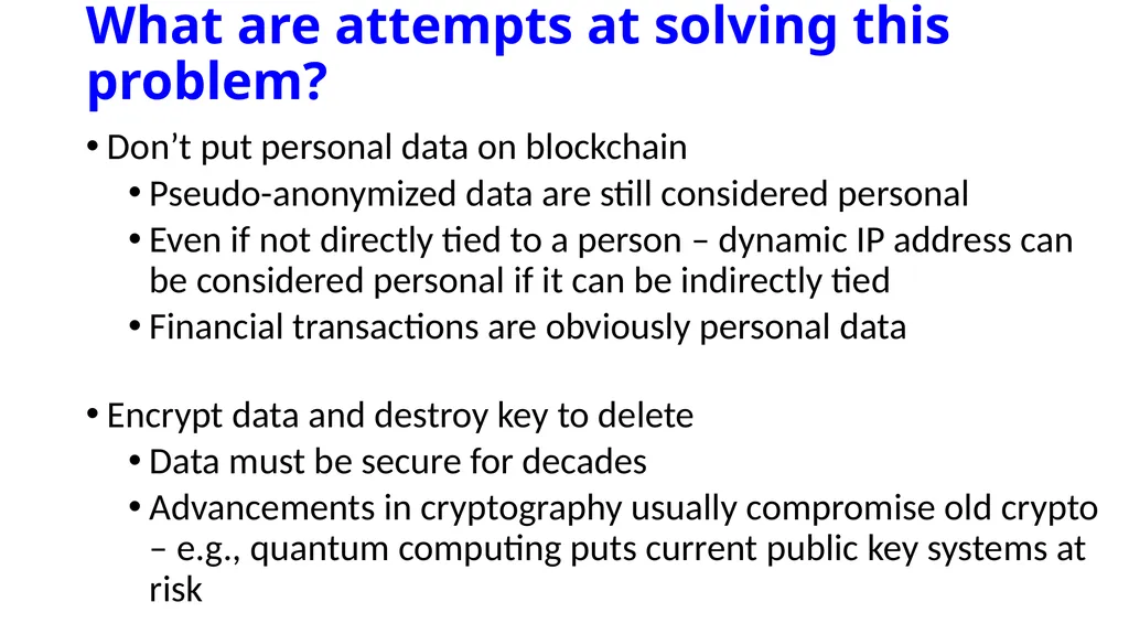 Blockmatrix Data Structure and Hyperledger - slide 12 of 33