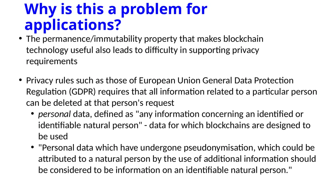 Blockmatrix Data Structure and Hyperledger - slide 6 of 33