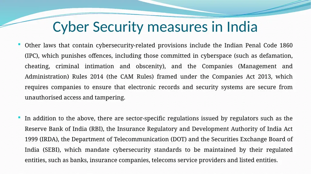 Introduction to Forensic Audit Applicable Laws & - slide 59 of 62