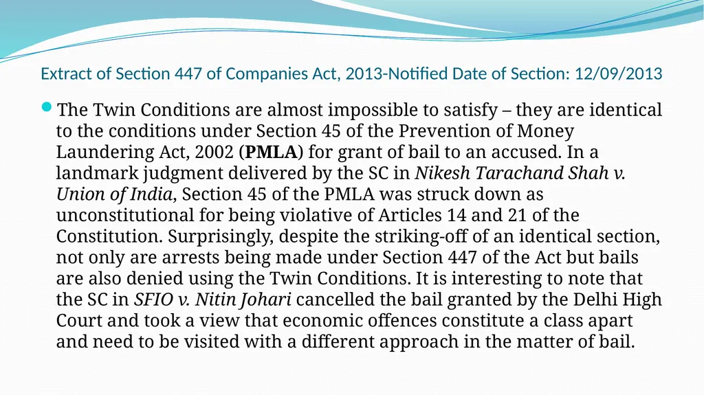 Introduction to Forensic Audit Applicable Laws & - slide 28 of 62