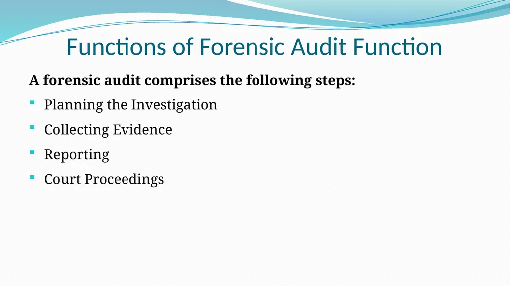 Introduction to Forensic Audit Applicable Laws & - slide 5 of 62
