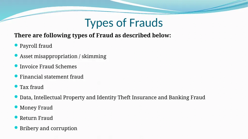 Introduction to Forensic Audit Applicable Laws & - slide 36 of 62