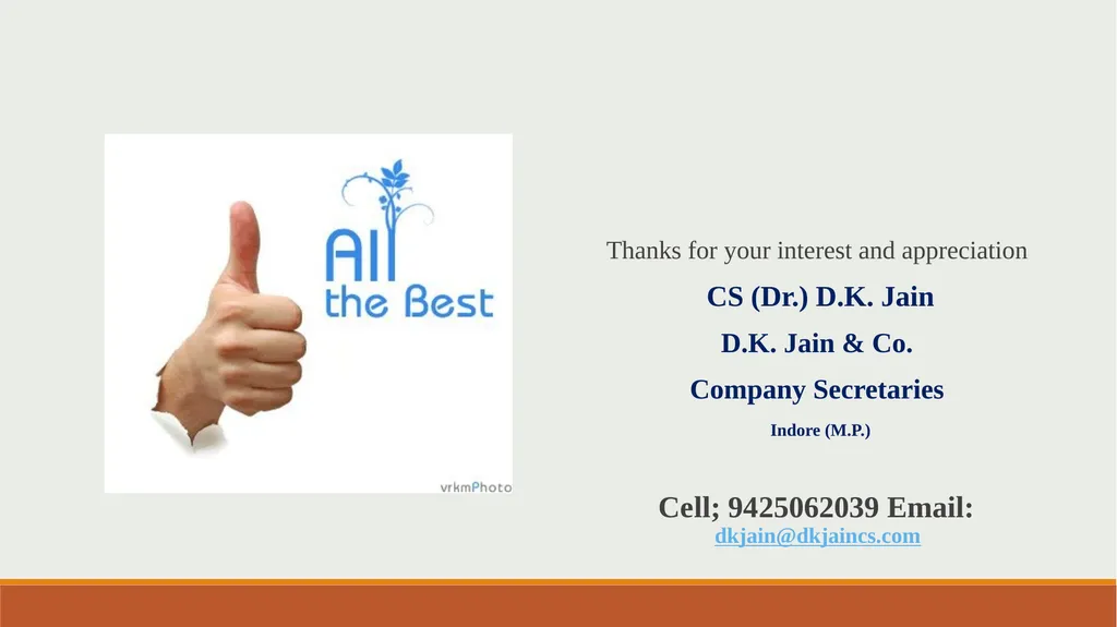 Amendments in Schedule III of the Companies Act, - slide 29 of 29