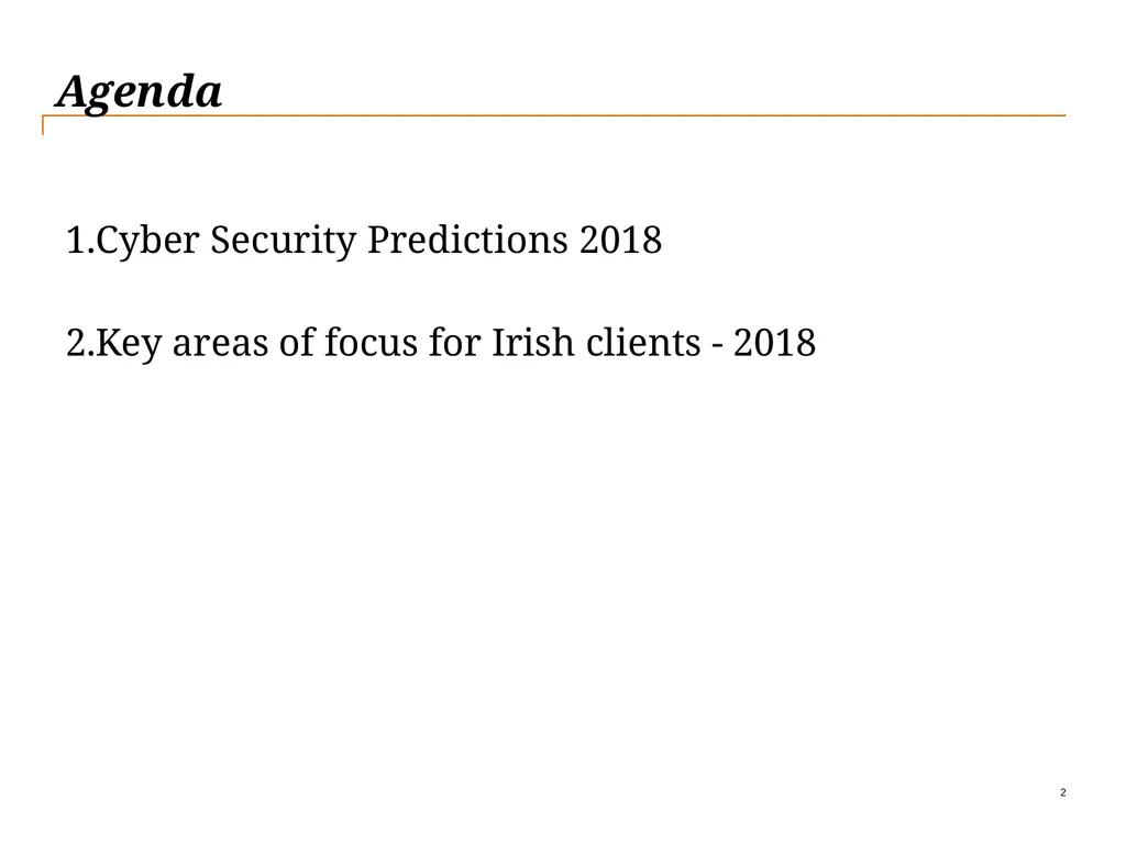 Cyber Security predictions for 2018 Leonard - slide 2 of 5