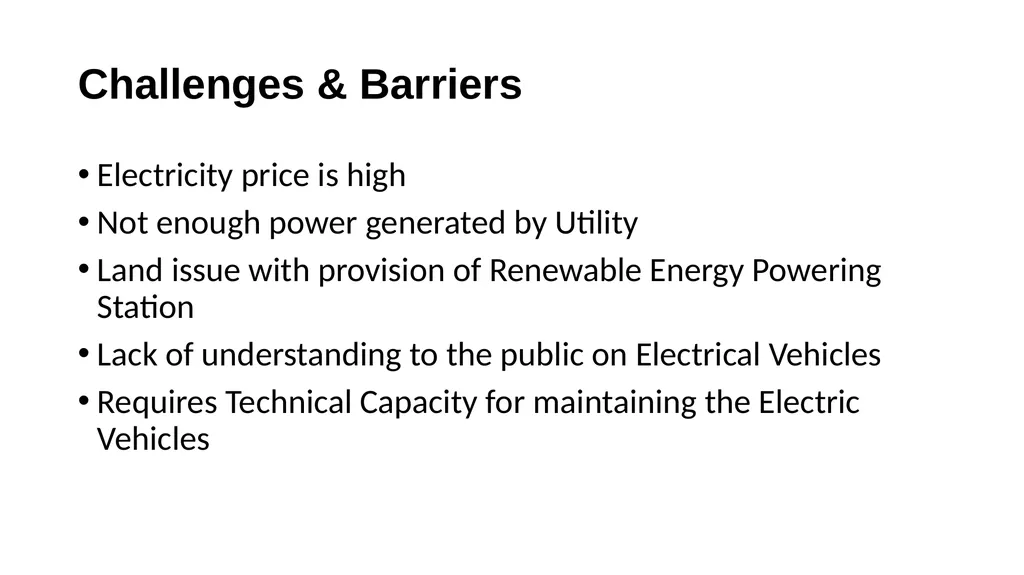 Pacific Islands Electric Mobility Working Group - slide 7 of 9