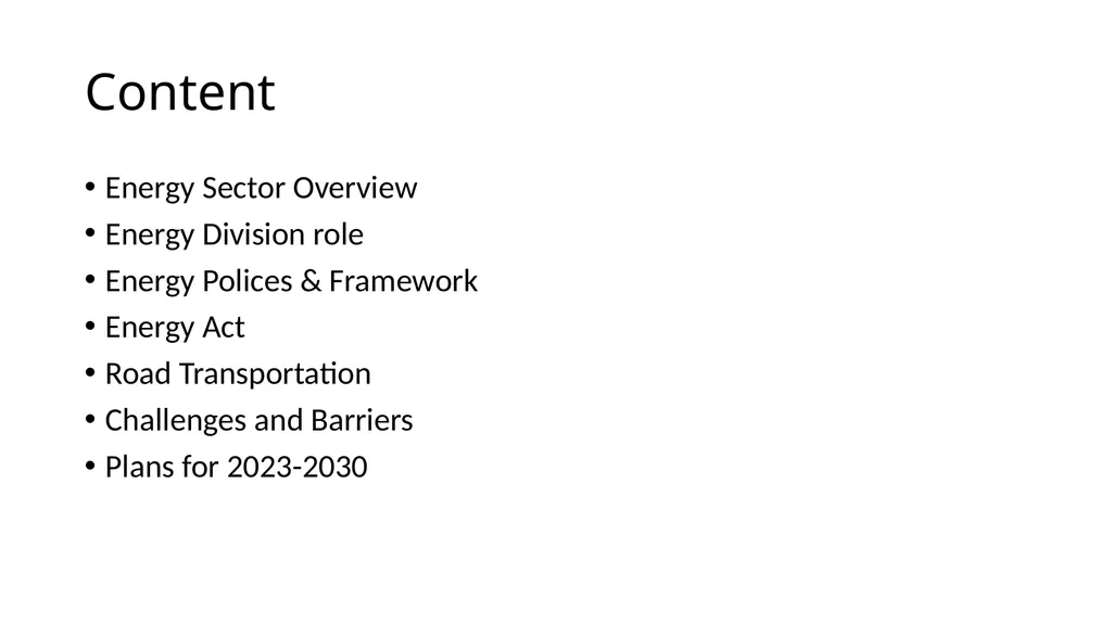 Pacific Islands Electric Mobility Working Group - slide 2 of 9