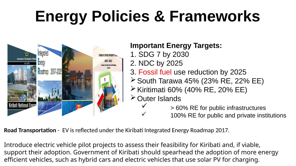 Pacific Islands Electric Mobility Working Group - slide 4 of 9