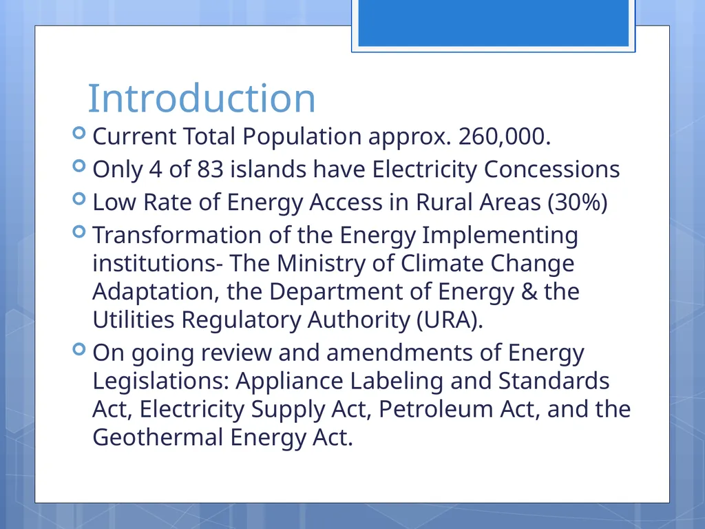 VANUATU Renewables Readiness Assessment Report - slide 4 of 11