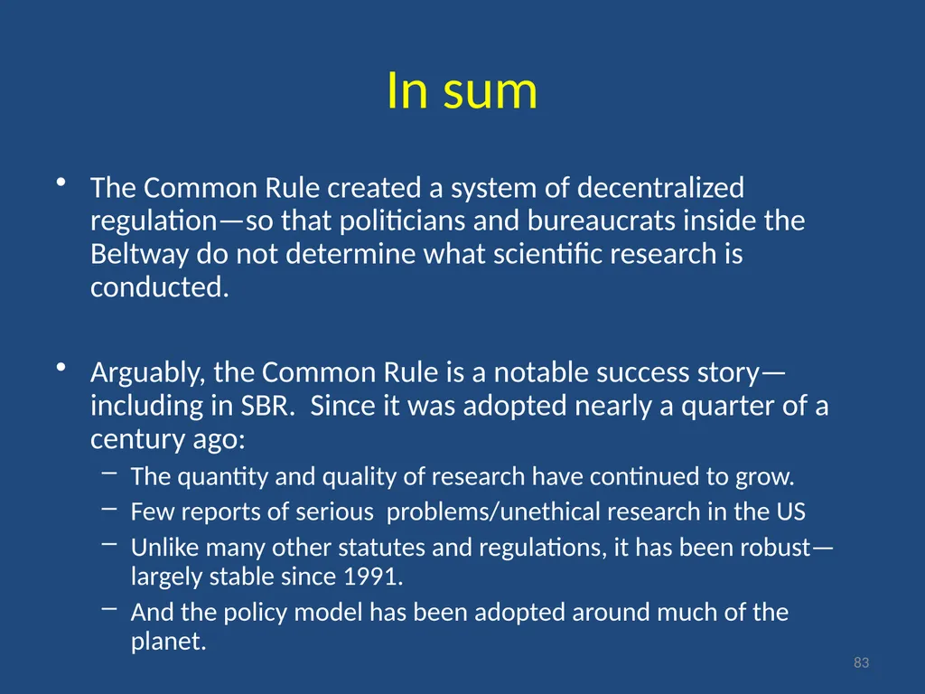 IRB gripes? Show the data. Jeffery W. Rodamar - slide 58 of 64