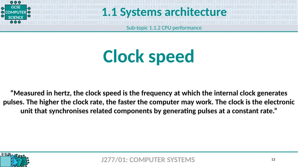 1.1 1 1.1 Systems architecture J277/01: COMPUTER - slide 13 of 242