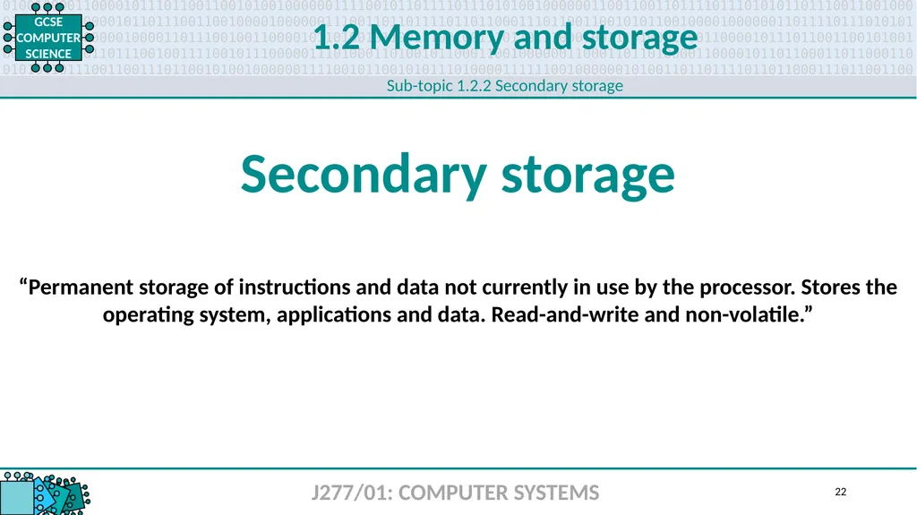 1.1 1 1.1 Systems architecture J277/01: COMPUTER - slide 22 of 242