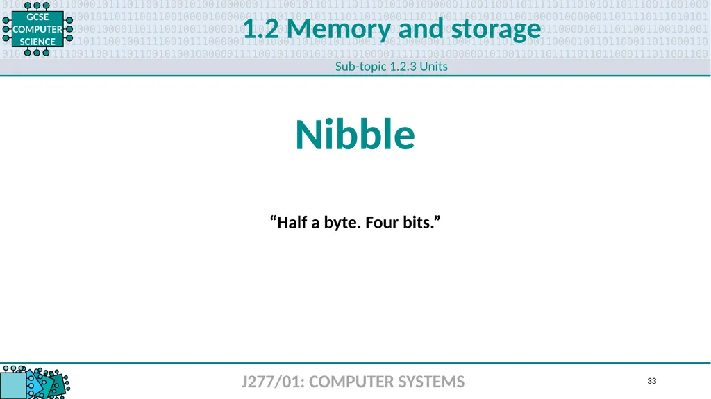 1.1 1 1.1 Systems architecture J277/01: COMPUTER - slide 33 of 242