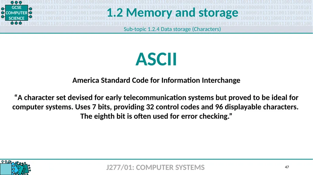 1.1 1 1.1 Systems architecture J277/01: COMPUTER - slide 47 of 242