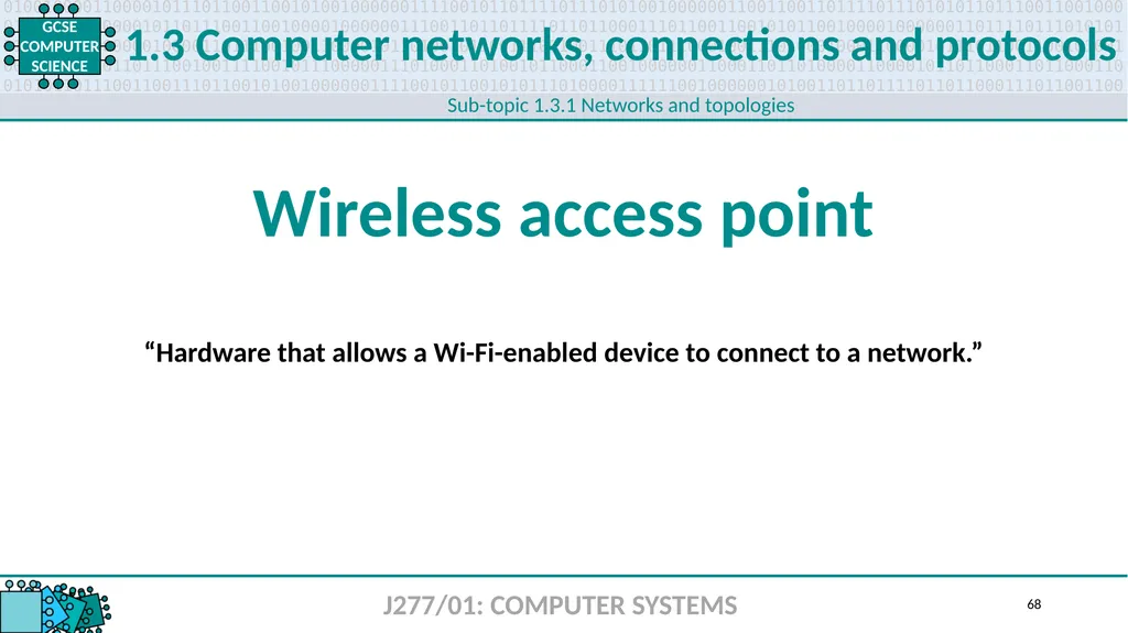1.1 1 1.1 Systems architecture J277/01: COMPUTER - slide 68 of 242