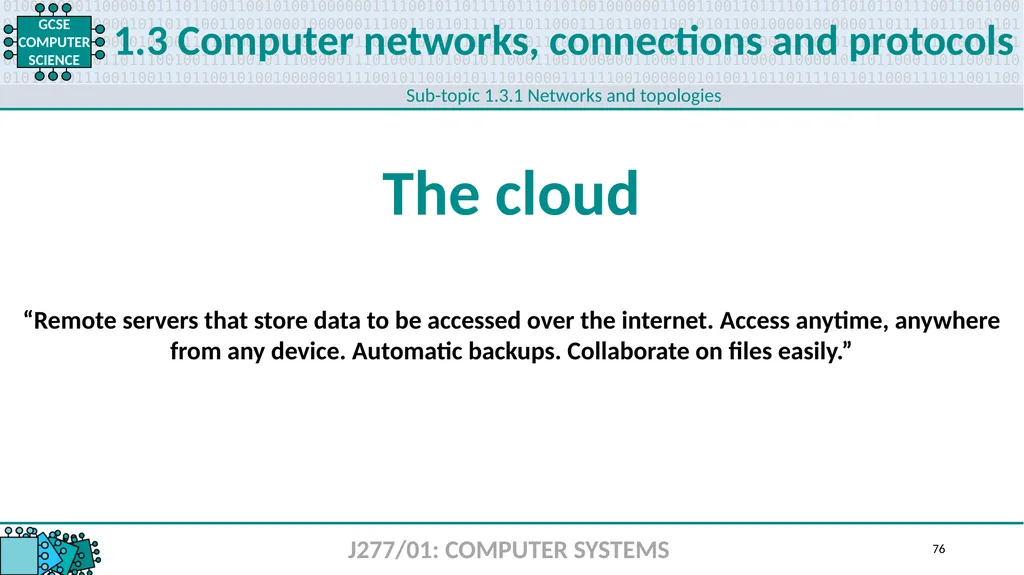 1.1 1 1.1 Systems architecture J277/01: COMPUTER - slide 76 of 242