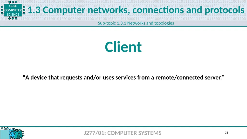 1.1 1 1.1 Systems architecture J277/01: COMPUTER - slide 78 of 242
