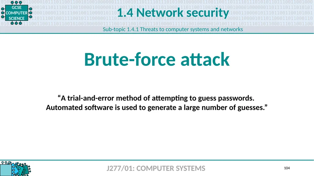 1.1 1 1.1 Systems architecture J277/01: COMPUTER - slide 104 of 242