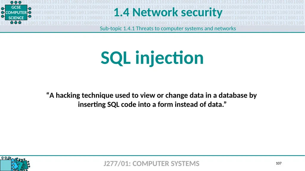 1.1 1 1.1 Systems architecture J277/01: COMPUTER - slide 107 of 242
