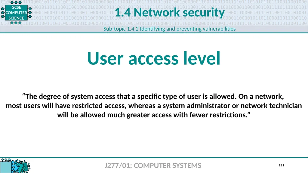 1.1 1 1.1 Systems architecture J277/01: COMPUTER - slide 111 of 242