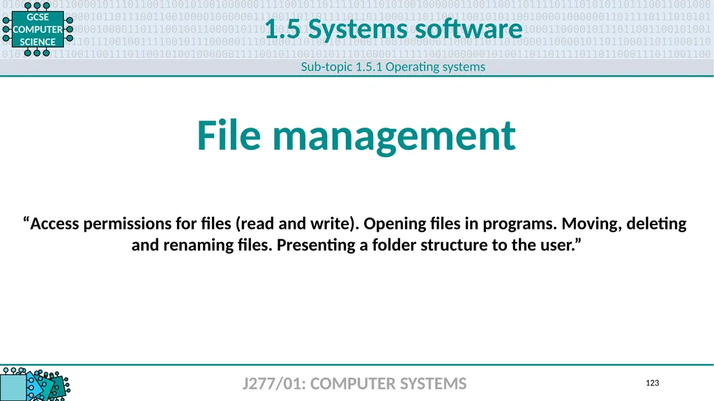 1.1 1 1.1 Systems architecture J277/01: COMPUTER - slide 123 of 242