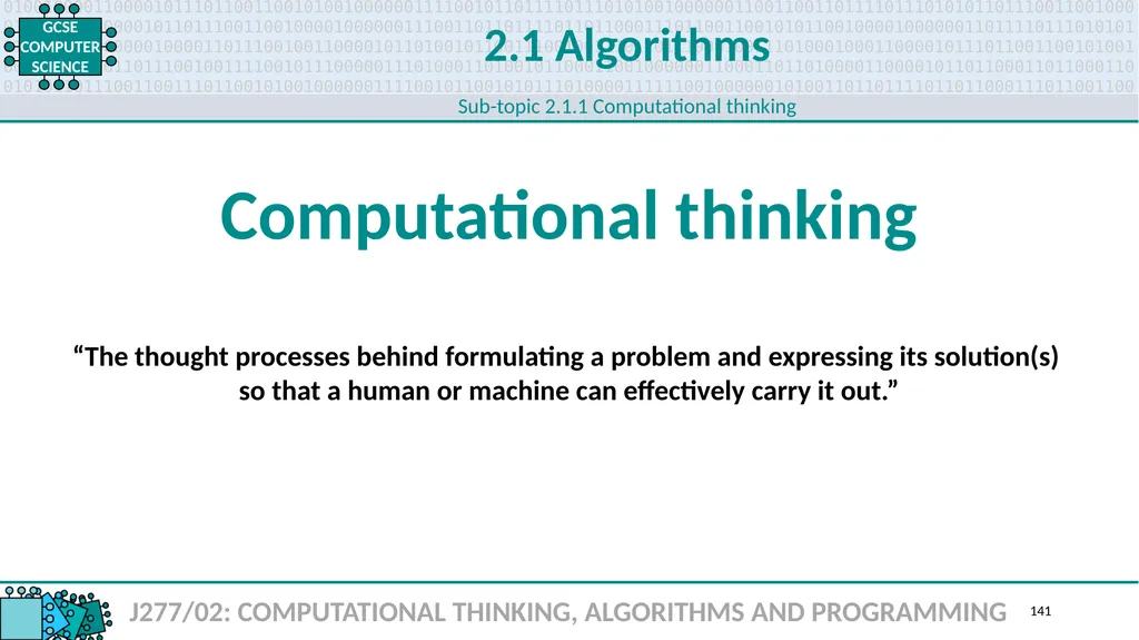 1.1 1 1.1 Systems architecture J277/01: COMPUTER - slide 141 of 242