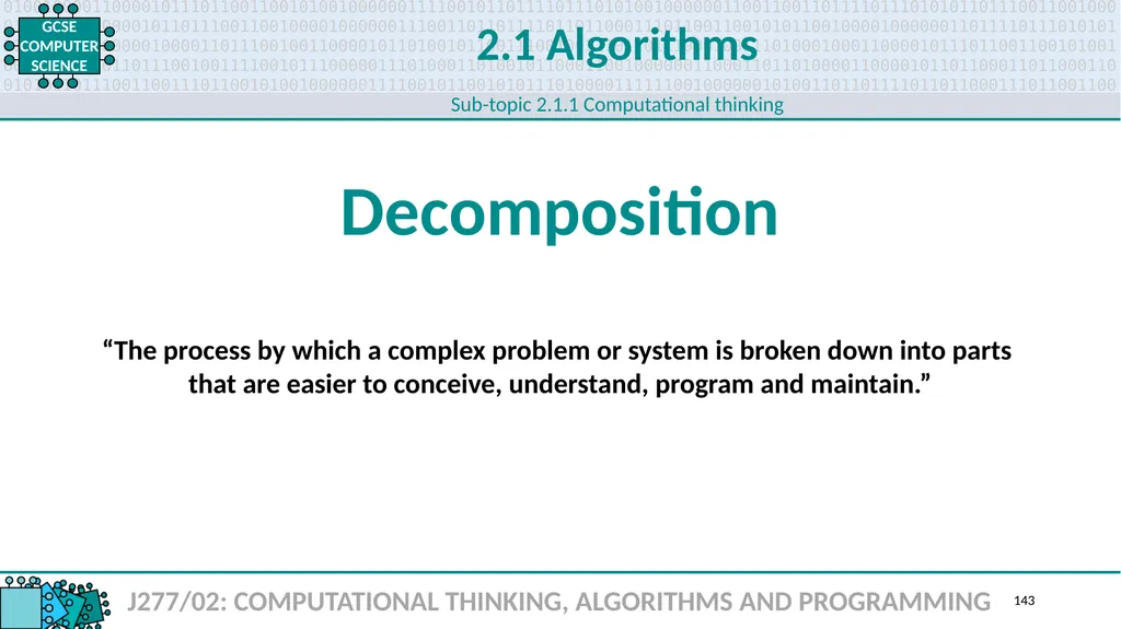 1.1 1 1.1 Systems architecture J277/01: COMPUTER - slide 143 of 242
