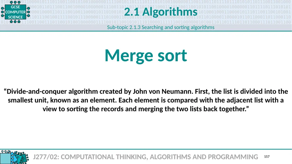 1.1 1 1.1 Systems architecture J277/01: COMPUTER - slide 157 of 242