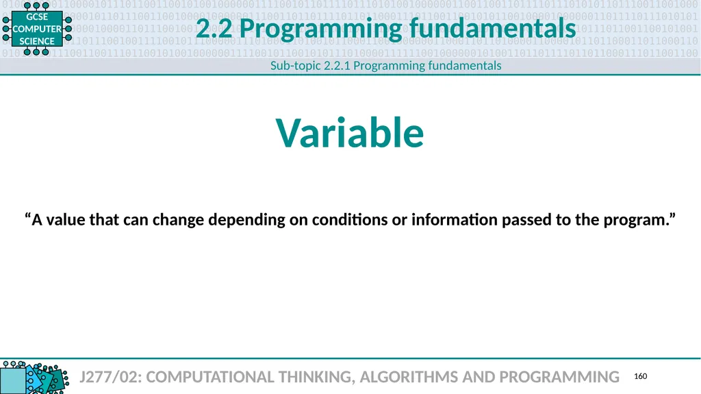 1.1 1 1.1 Systems architecture J277/01: COMPUTER - slide 160 of 242