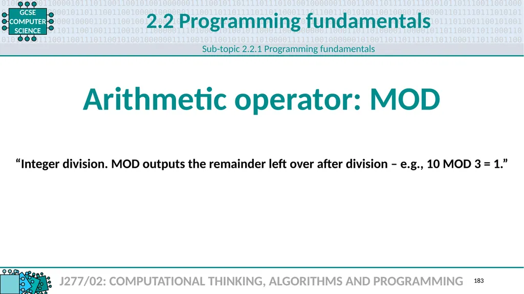 1.1 1 1.1 Systems architecture J277/01: COMPUTER - slide 183 of 242