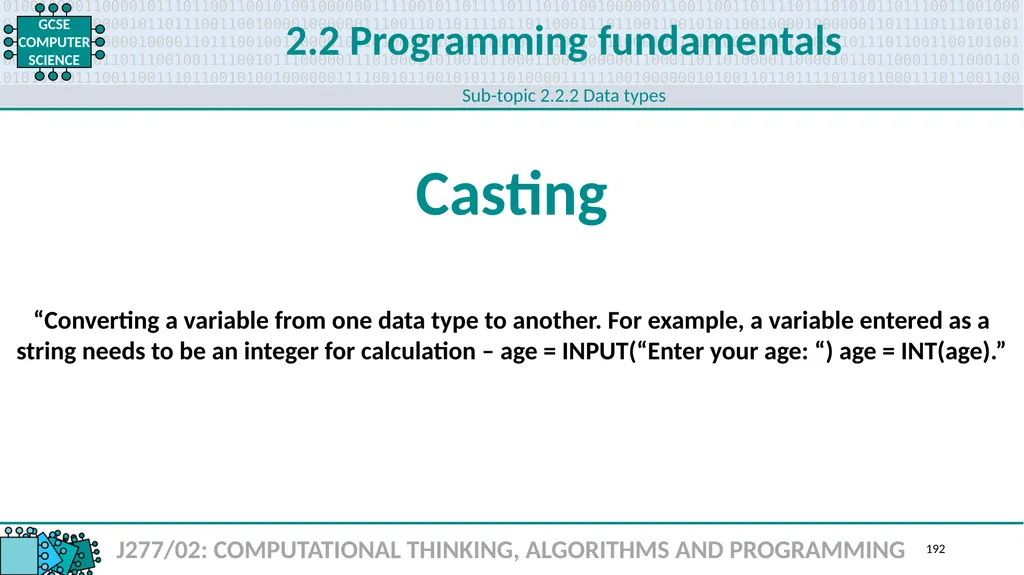 1.1 1 1.1 Systems architecture J277/01: COMPUTER - slide 192 of 242