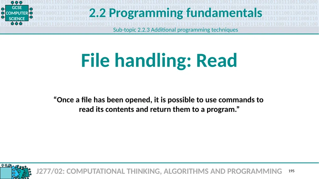 1.1 1 1.1 Systems architecture J277/01: COMPUTER - slide 195 of 242
