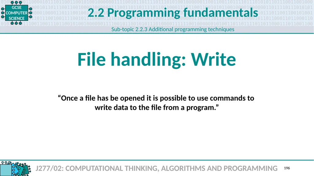 1.1 1 1.1 Systems architecture J277/01: COMPUTER - slide 196 of 242