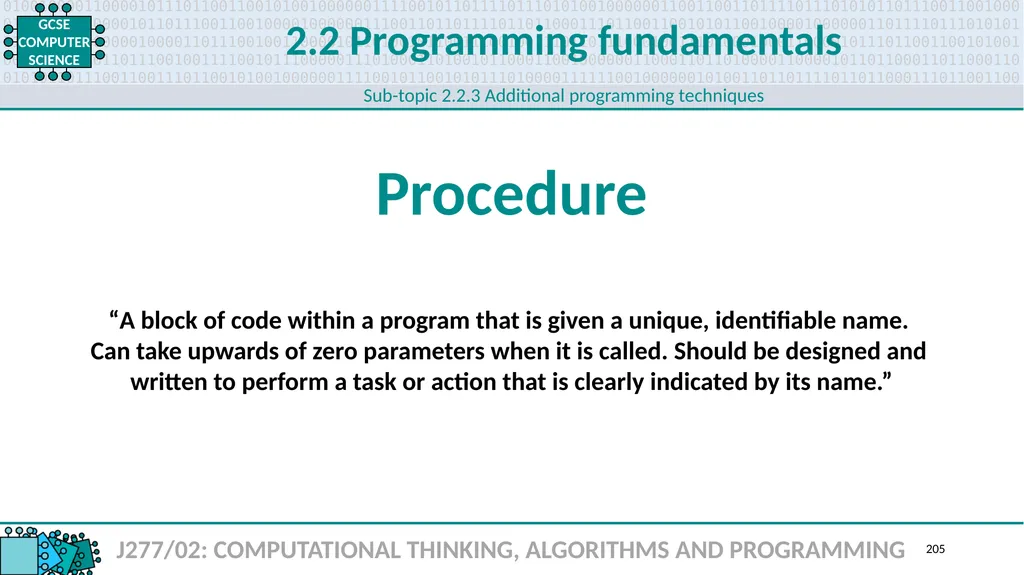 1.1 1 1.1 Systems architecture J277/01: COMPUTER - slide 205 of 242