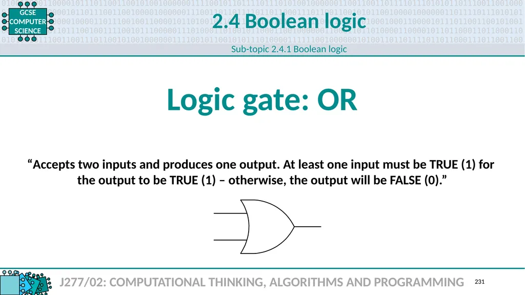 1.1 1 1.1 Systems architecture J277/01: COMPUTER - slide 231 of 242