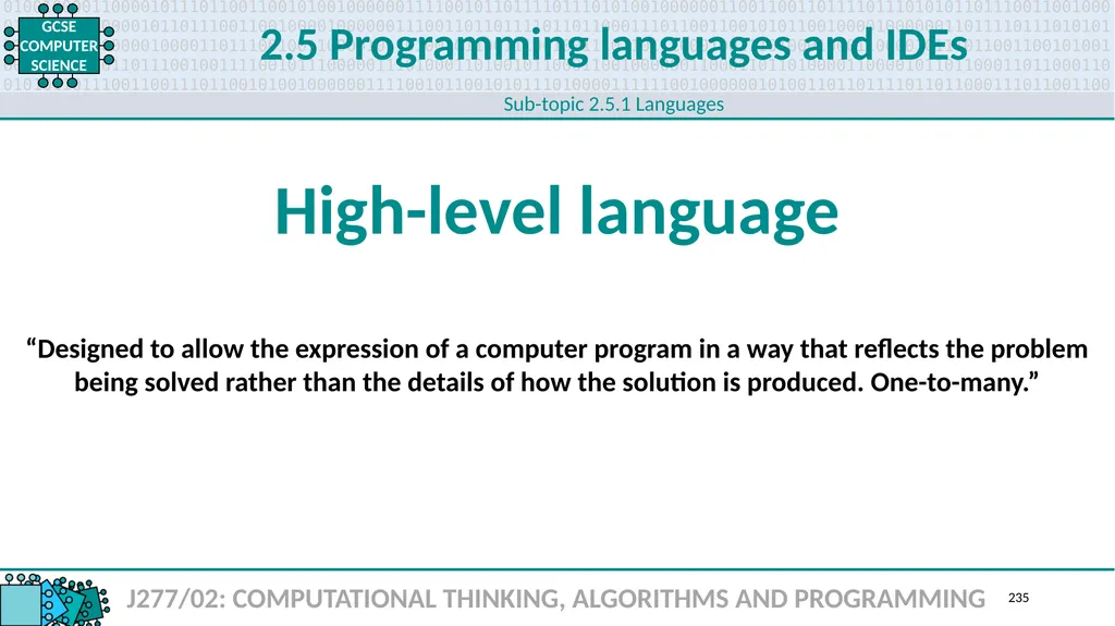 1.1 1 1.1 Systems architecture J277/01: COMPUTER - slide 235 of 242