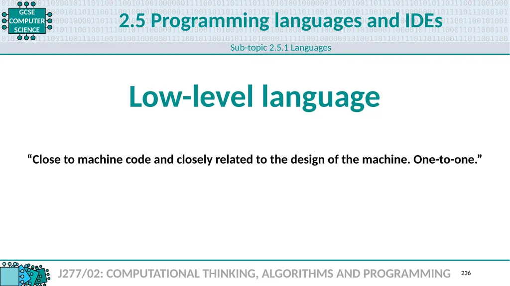 1.1 1 1.1 Systems architecture J277/01: COMPUTER - slide 236 of 242