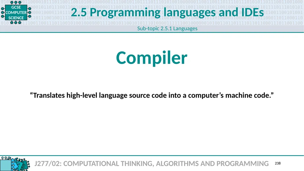 1.1 1 1.1 Systems architecture J277/01: COMPUTER - slide 238 of 242