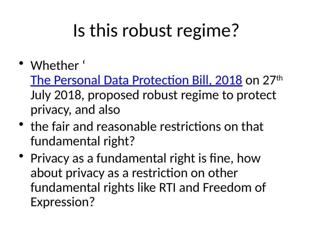 Data Protection based Amendments to RTI - slide 16 of 40