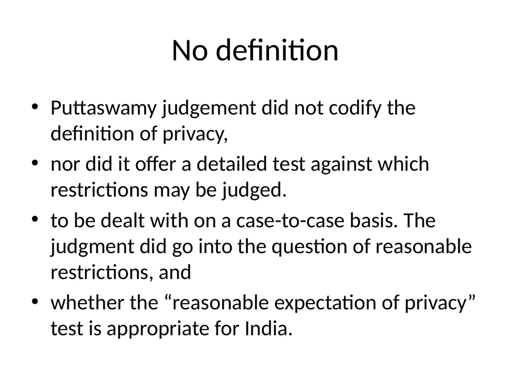 Data Protection based Amendments to RTI - slide 12 of 40