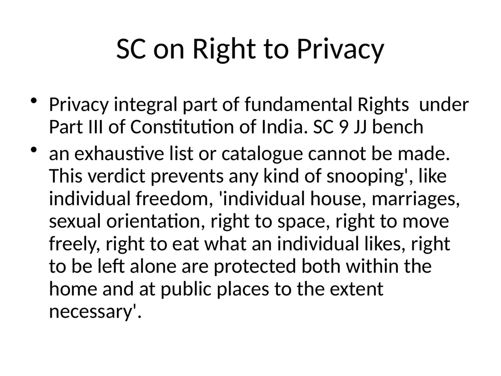 Data Protection based Amendments to RTI - slide 10 of 40